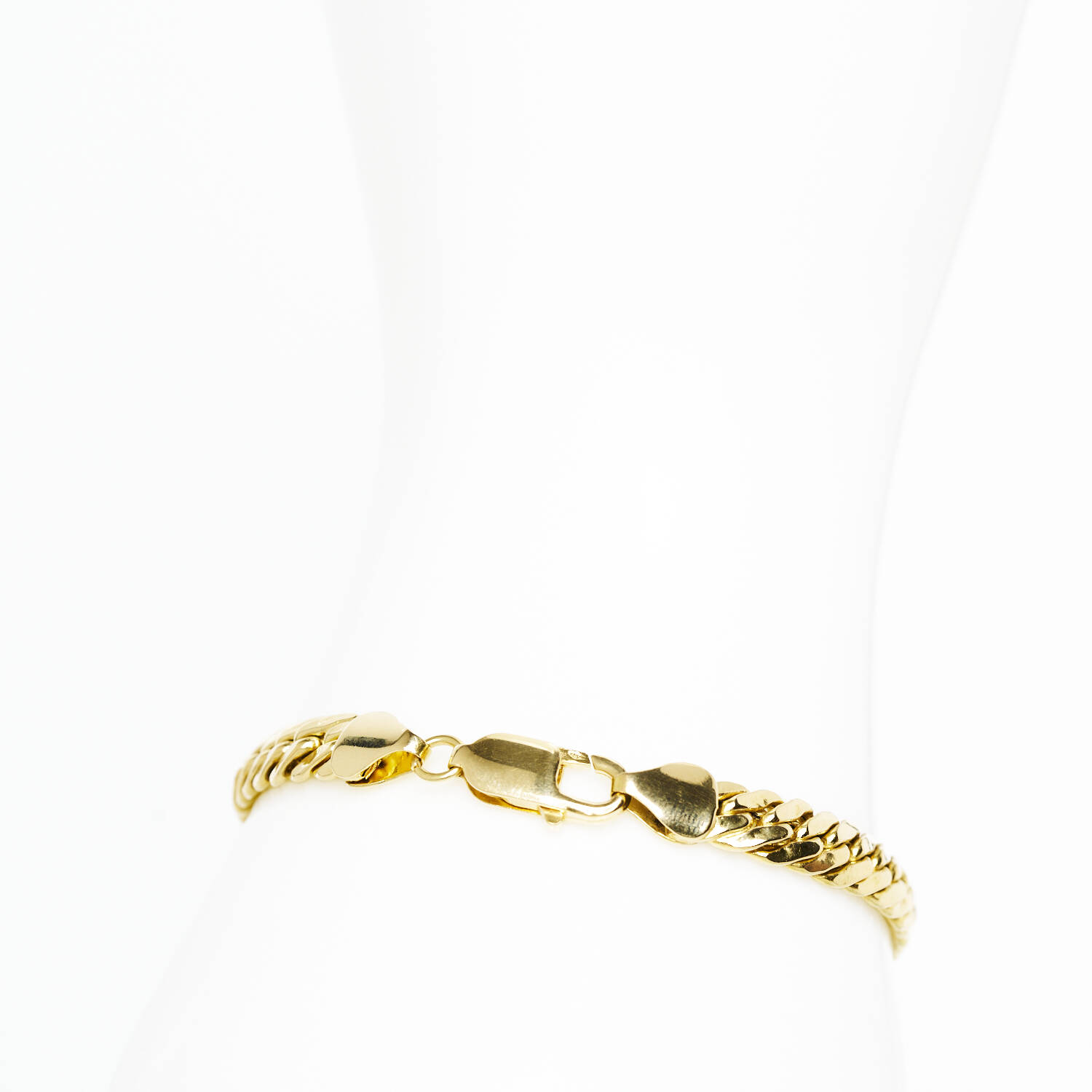 Armband in 750 Gelbgold - Panzerarmband (1814)