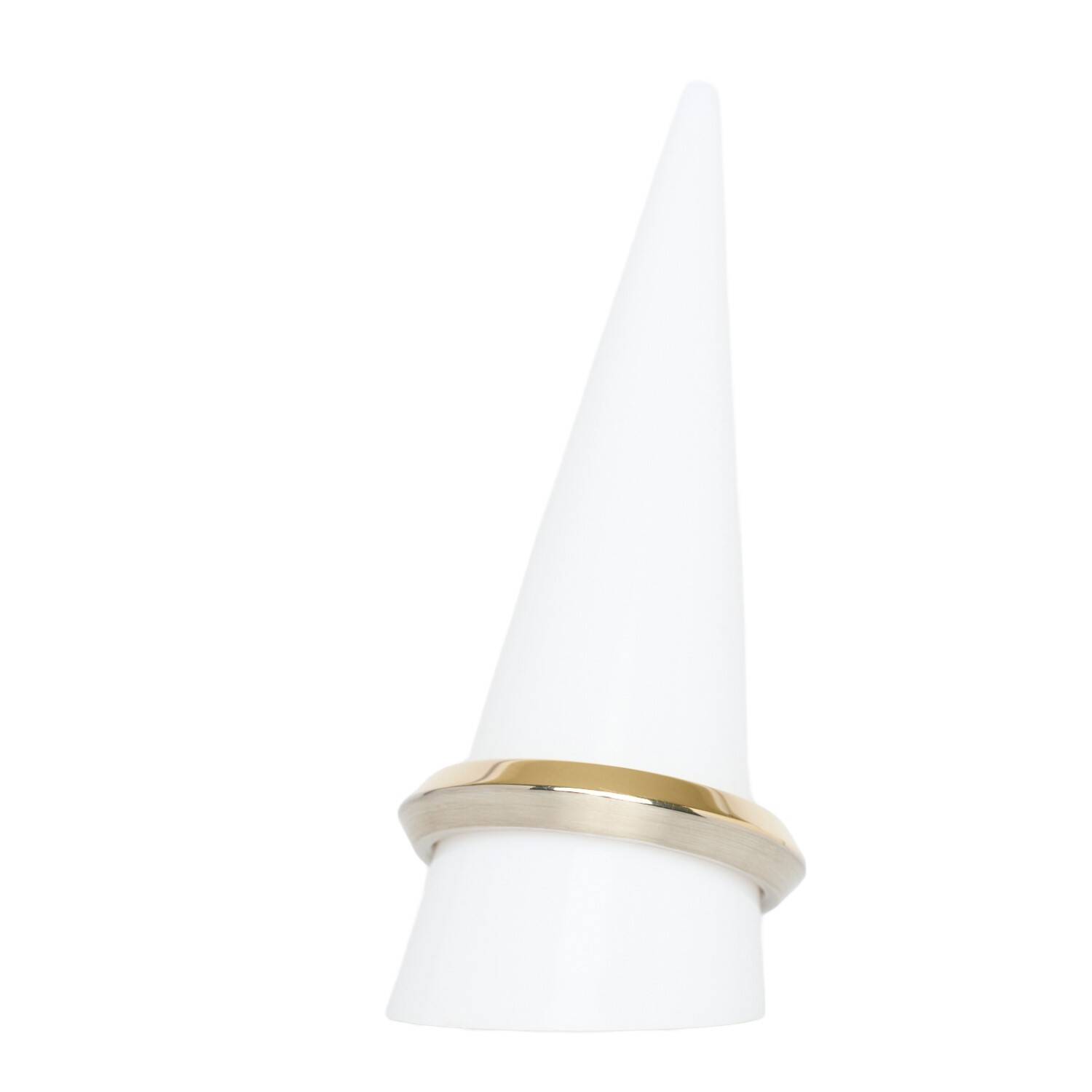 Bicolor-Ring in 585 Weiß- und Gelbgold (456)