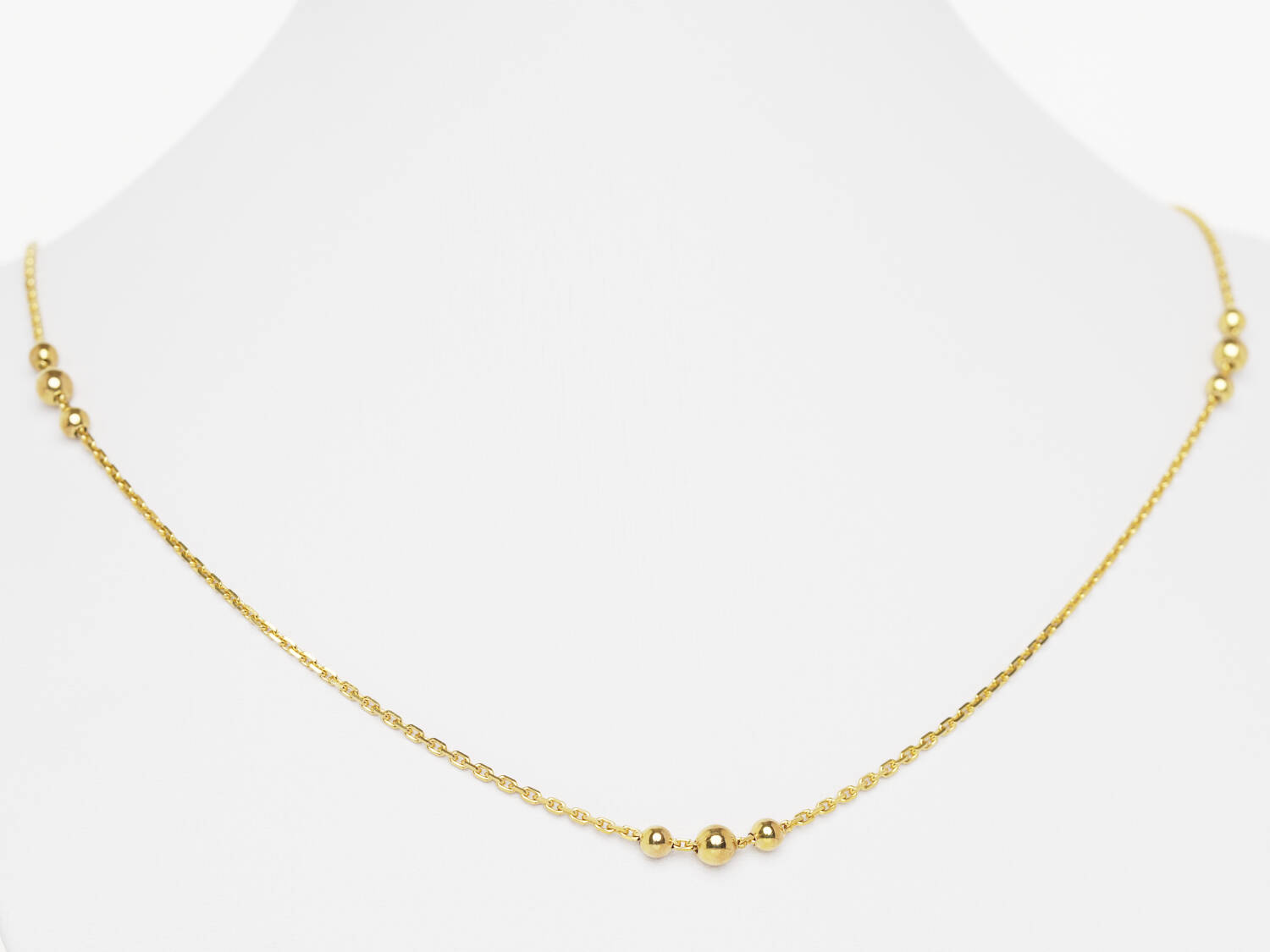 Kette in 333 Gelbgold mit Kugeln (783)