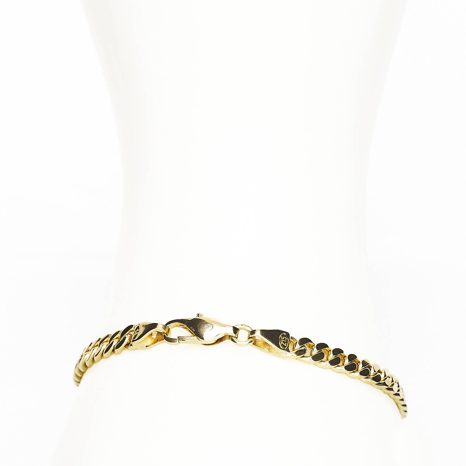 Armband in 585 Gelbgold - Panzerkettenarmband (2164)