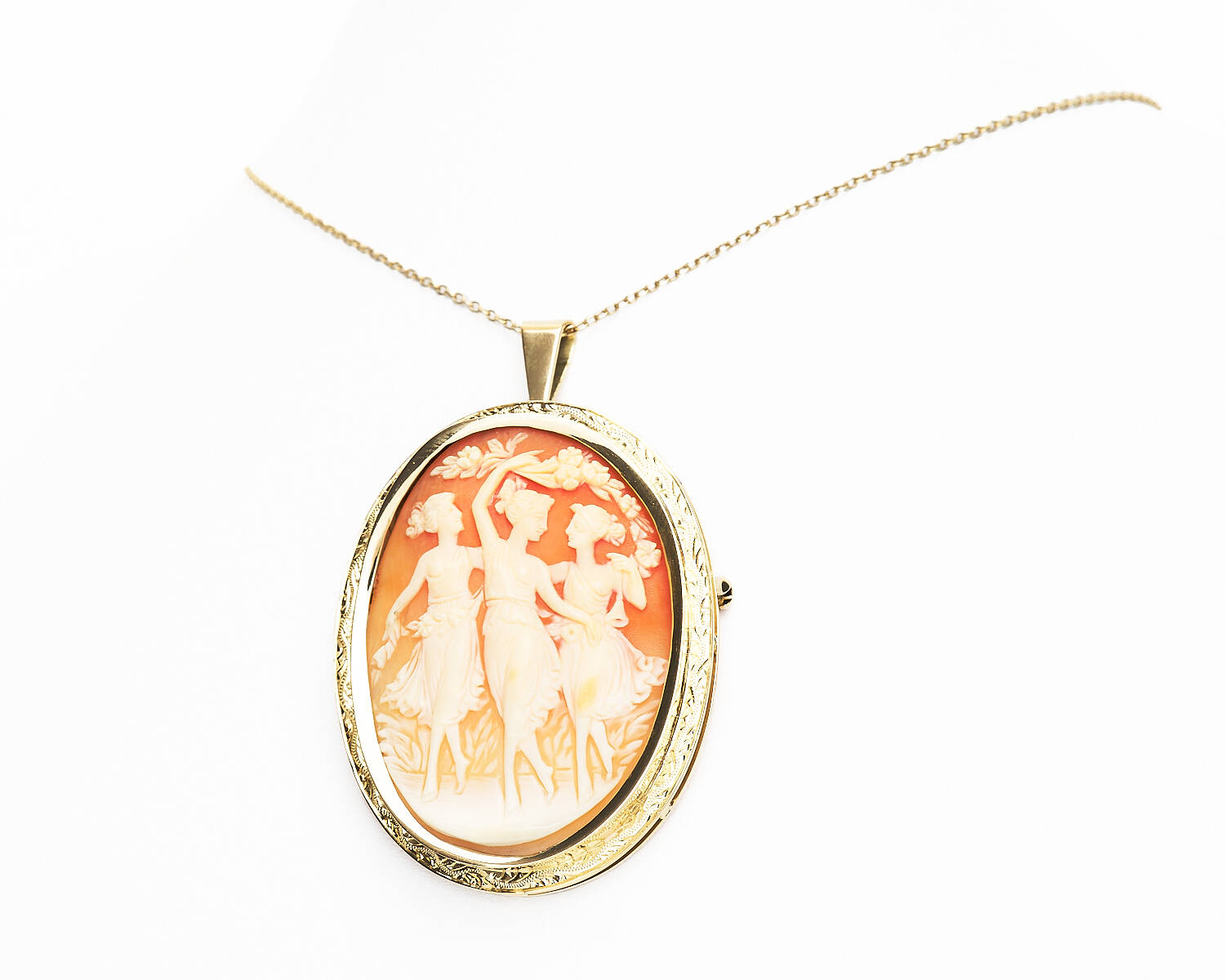 Anhänger 585 Gelbgold mit Camee (1503)