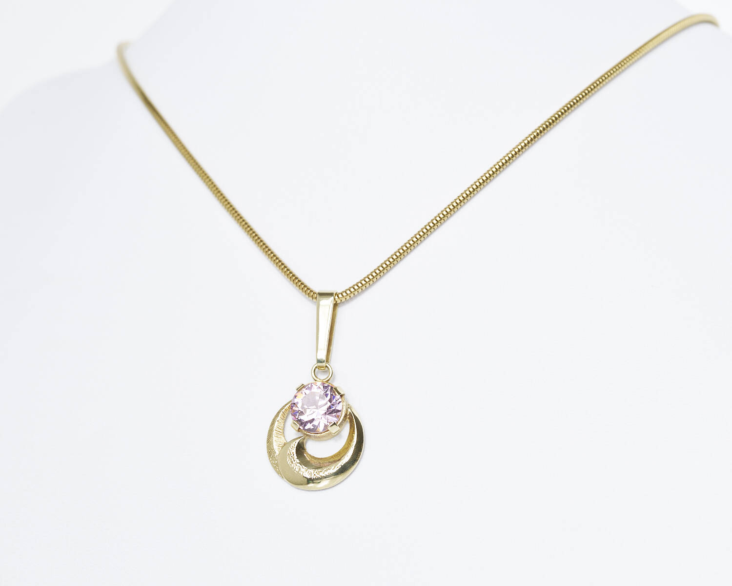 Anhänger in 585 Gelbgold mit Amethyst (1826)