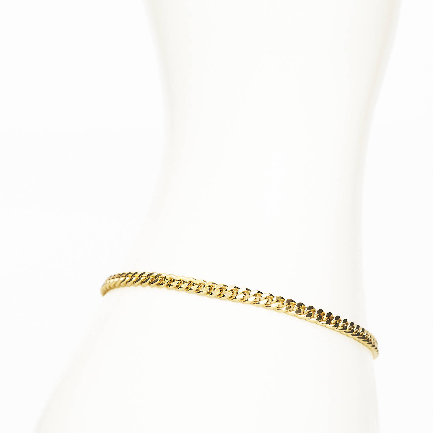 Armband in 585 Gelbgold - Panzerarmband (1460)