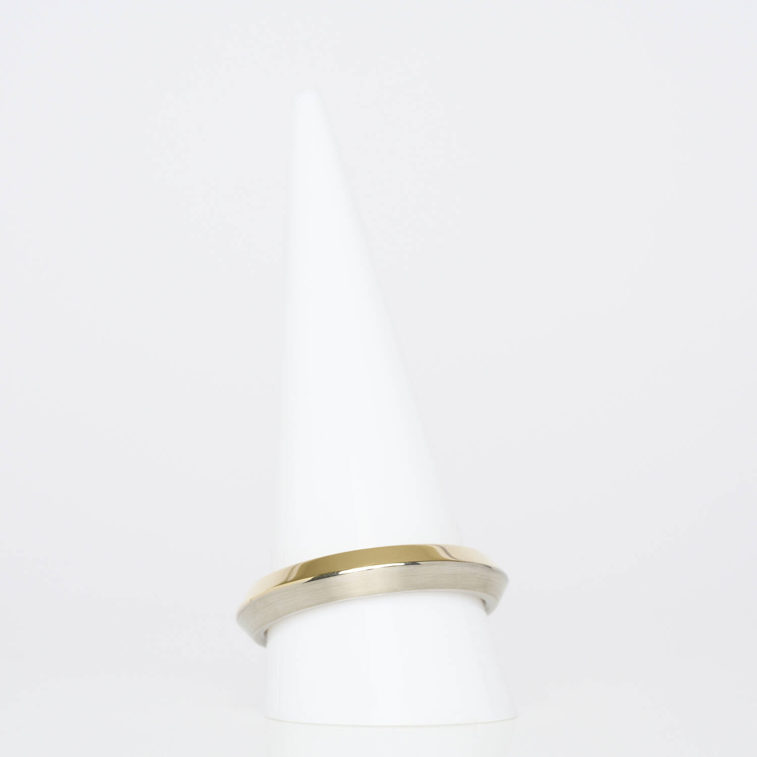 Bicolor-Ring in 585 Weiß- und Gelbgold (456)