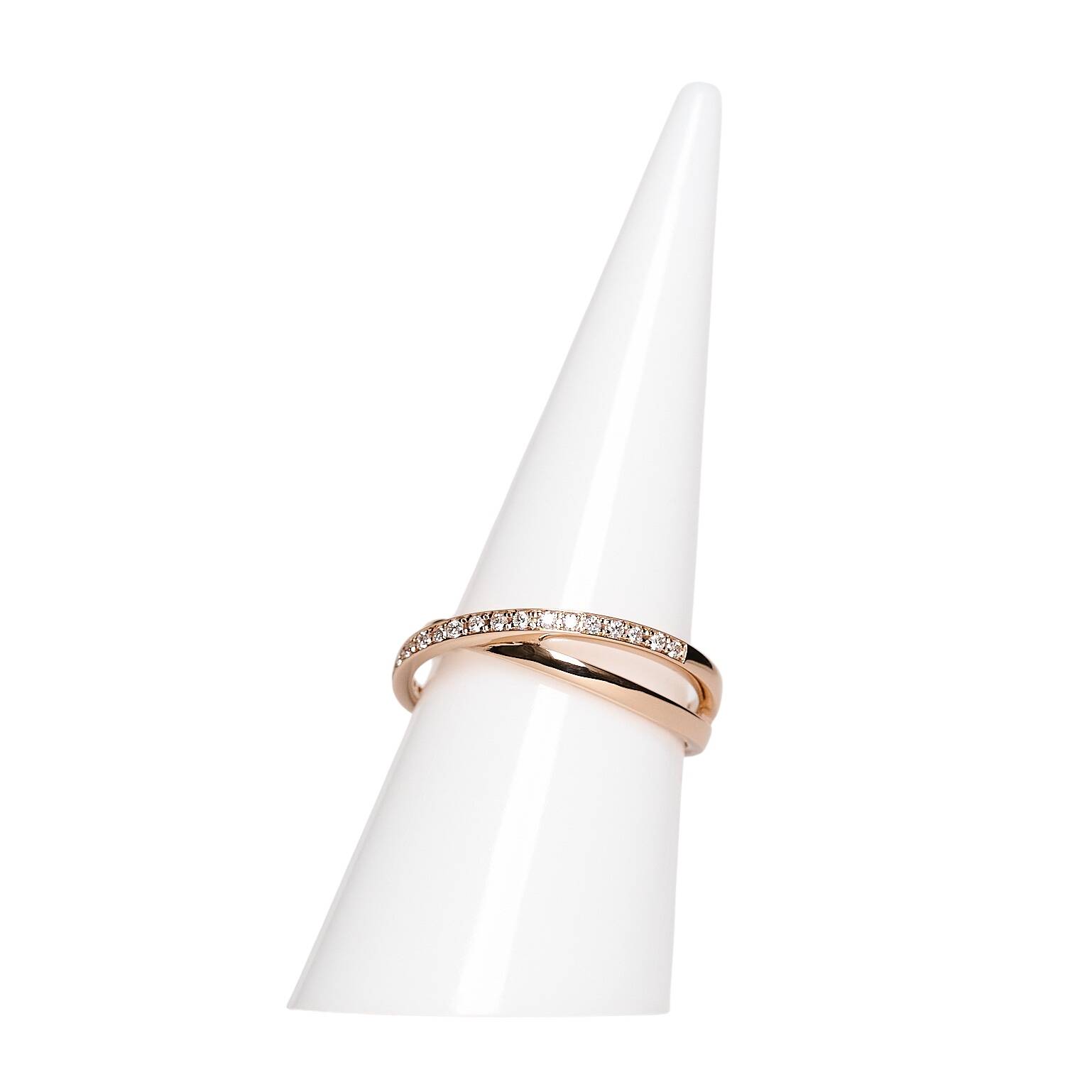 Damenring in 750 Roségold mit Brillanten Damenring in 750 Roségold mit Brillanten