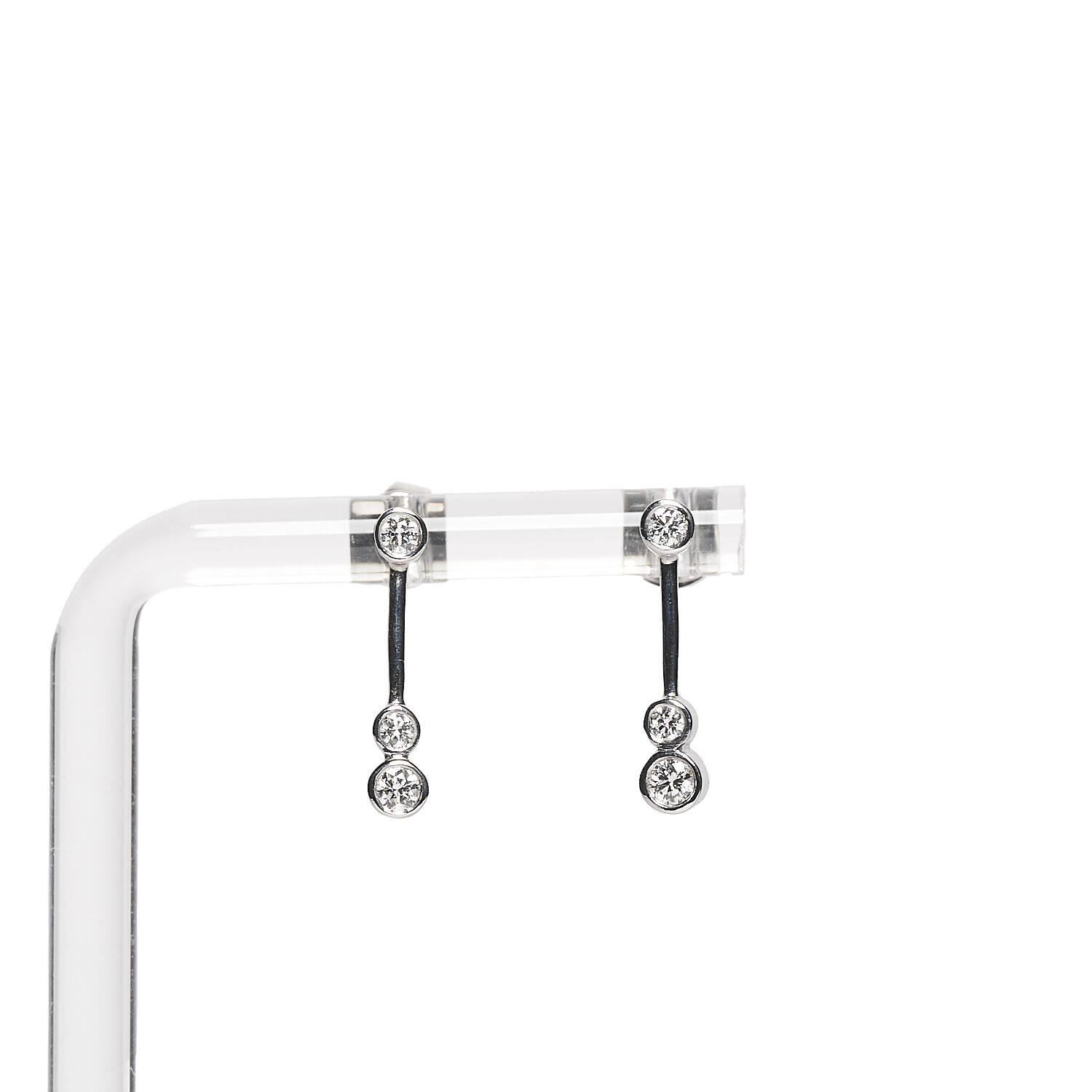 Ohrrecker in 750 Weißgold mit Brillanten Ohrrecker in 750 Weißgold mit Brillanten