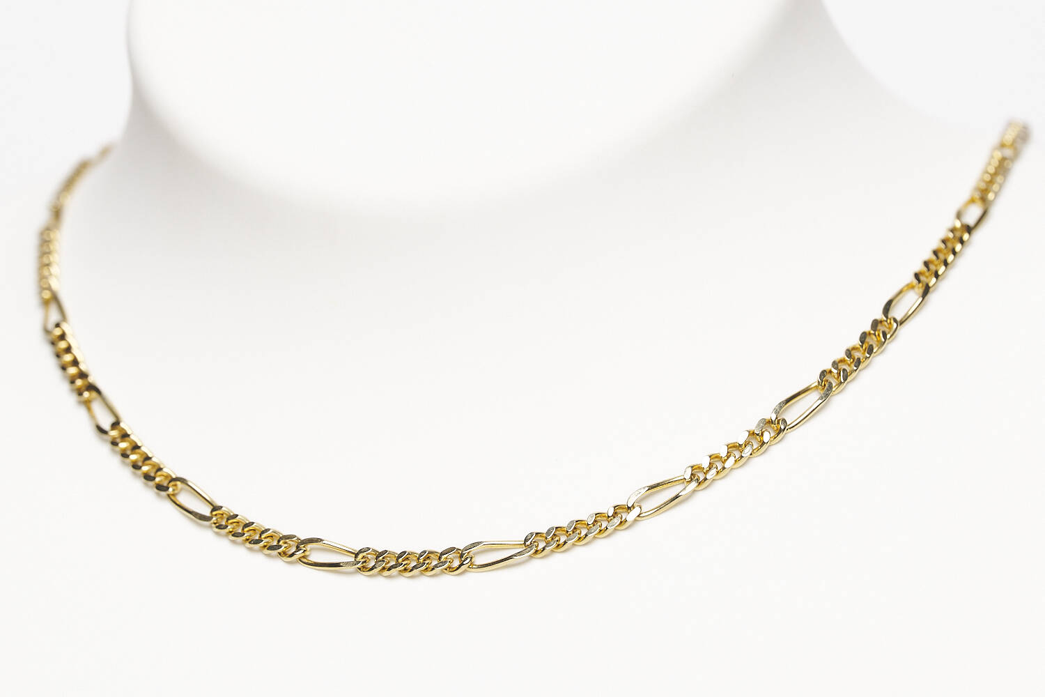 Figarokette in 750 Gelbgold Figarokette in 750 Gelbgold