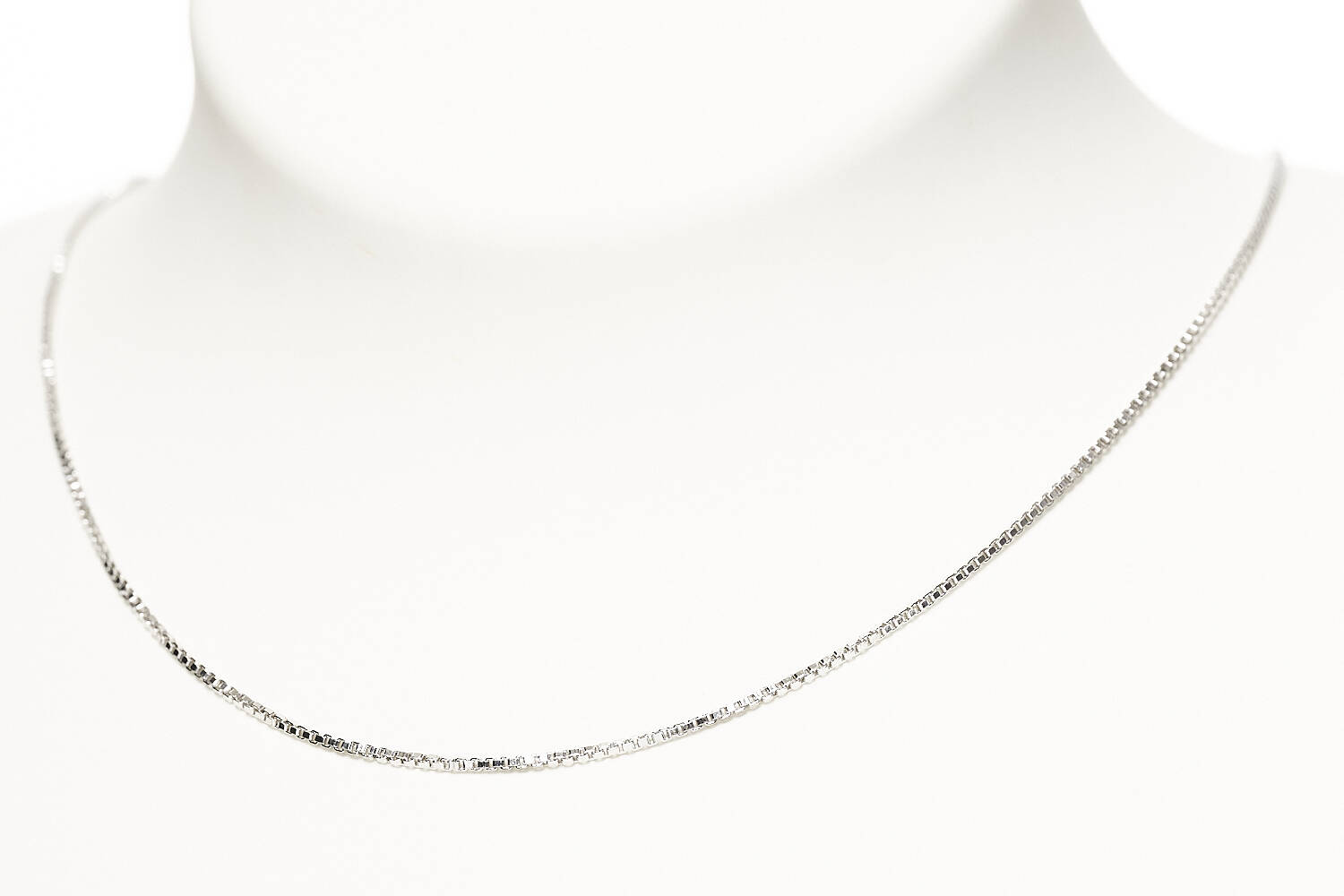 Venezianerkette in 585 Weißgold (3930)