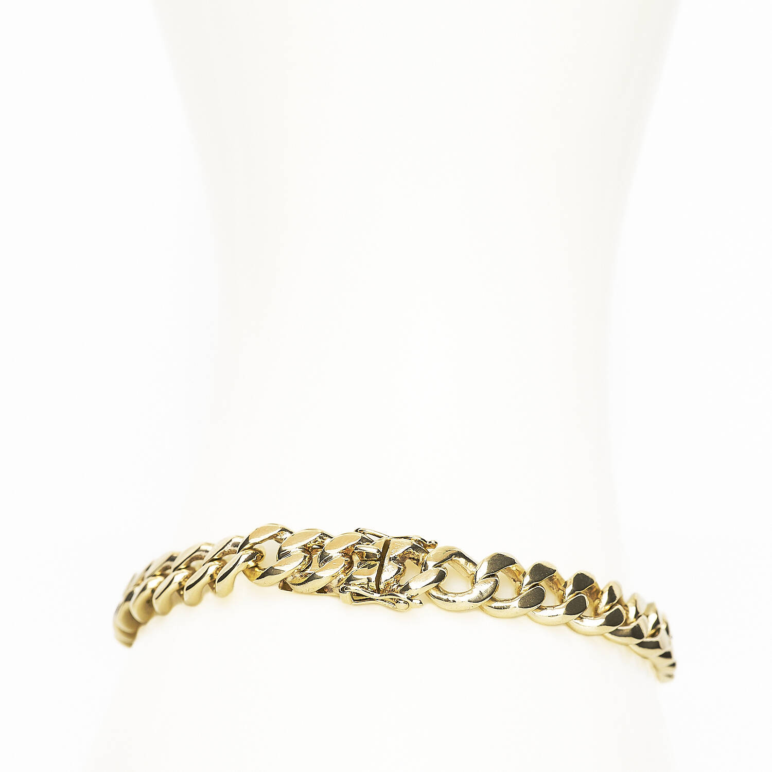 Armband in 585 Gelbgold - Panzerarmband (1546)